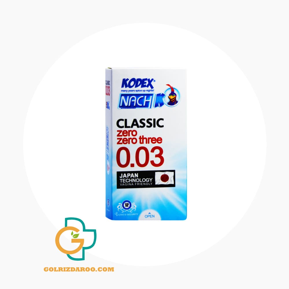 golrizdaroo.com-کاندوم کلاسیک 0.03 ناچ کدکس بسته 10 عددی-min